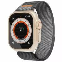 Ремешок для смарт-часов Extreme Band "vlp" для Apple Watch 42/44/45/49mm, нейлоновый, черный