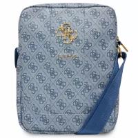 Guess Сумка Guess 4G Bag with Big metal logo для планшета до 10", голубая