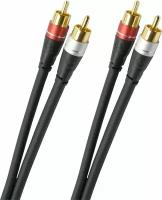 Кабель аудио 2xRCA - 2xRCA Oehlbach 33144 Excellence Audio Link RCA black 2.0m