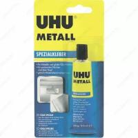 Клей для металлов UHU Metall, контактный, для ремонта металла, 30 гр./33 мл, блистер (UHU 46670)