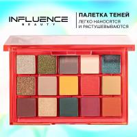 Influence Beauty Палетка теней из 15 оттенков mars