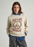 Pepe Jeans London, Джемпер женский, цвет: бежевый, размер: M