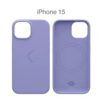 Силиконовый чехол COMMO Shield Case для iPhone 15, с поддержкой беспроводной зарядки, Lavender