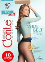 Колготки Conte Top Soft, 40 den, 10 шт., размер 4, черный