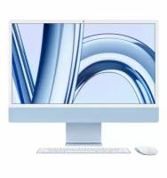 Apple iMac 24" Retina 4,5K, M3 (8C CPU, 8C GPU, 2023), 8 ГБ, 256 ГБ SSD, синий (MQRC3)