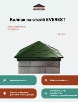 Колпак на столб полимер-композитный Everest 390*390 (1.5 кирпича), зеленый