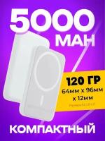 Магнитный аккумулятор Power bank Battery Pack MagSafe 5000 mAh