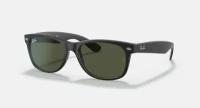 Солнцезащитные очки унисекс, квадратные RAY-BAN с чехлом, линзы зеленые RB2132-902L/55-18