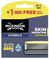 Wilkinson Sword Hydro 5 Skin Protection Advanced Сменные кассеты для бритв SENSE, 5 шт