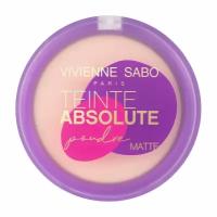 Пудра компактная матовая Vivienne Sabo, Absolute matte, 01 розово-бежевый, 6 г