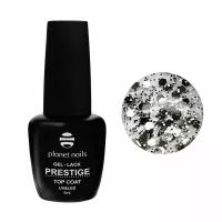 Верхнее покрытие Planet nails Glossy Top Party Silver без л/с 8 мл арт.12988