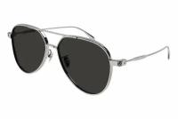 Солнцезащитные очки Alexander McQueen, серебряный