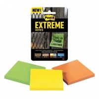 Post-it Стикеры Extreme, 76 x 76 мм, 3 блока*45 листов, 3 цвета 7100182000