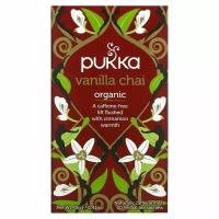 Чай Ванильный Pukka Vanilla chai с корицей, имбирем и ванилью, 20 пакетиков, 40 г (из Финляндии)