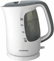 Чайник STARWIND SKG3025 белый/серый (пластик, 2,5л)