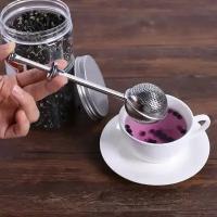 Чайное ситечко с ручкой / Ситечко-шприц / Раздвижное сито для заваривания чая