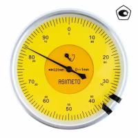 ASIMETO 422-11-2 Индикатор часового типа ИЧ 0-1 мм, 0,01 мм, с горизонтальным расположением шкалы