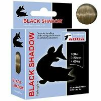 Леска для рыбалки AQUA Black Shadow 0,20mm 100m ( 1 штука )