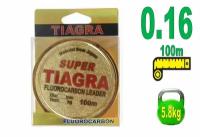 Флюорокарбоновая леска для рыбалки Леска TIAGRA Fluorocarbon 100м / 5.8 кг