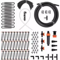 Набор капельного полива от ёмкости, с регулируемыми капельницами, 60 растений, «Жук»