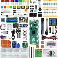 Большой набор для моделирования Raspberry (9V-Maximum Kit) на Raspberry Pi Pico Board в пластиковом кейсе (У)