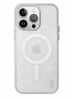 Uniq для iPhone 15 Pro чехол COEHL Lumino Sparkling Silver (MagSafe)