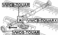 FEBEST VWCBTOUARX Подшипник подвесной карданного вала