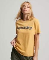 Футболка Superdry, размер 14, желтый, золотой