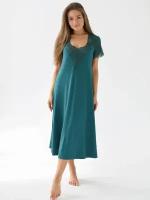 Сорочка Текстильный Край, размер 52, зеленый