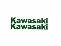 Наклейка KAWASAKI (200мм x 30мм 2шт) Green