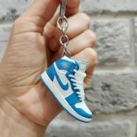 Брелок-игрушка Nike Air Jordan 1 для ключей, сумки, рюкзака (Голубой)