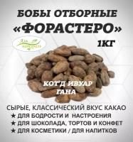 Какао бобы отборные, Форастеро 1 кг