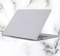 Чехол-накладка MyPads Opako для Huawei MateBook 16 из пластика премиум класса защитный противоударный белый матовый