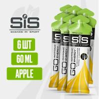 (6ШТ) Энергетический гель для бега SiS Go Iso-tonic Energy Gel, 60мл