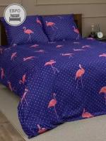 Евро комплект постельного белья Amore Mio Flamingo DKBL (24647)