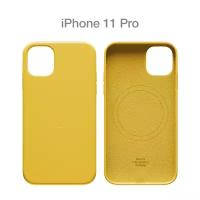 Силиконовый чехол COMMO Shield Case для iPhone 11 Pro с поддержкой беспроводной зарядки, Commo Yellow