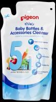 PIGEON Средство для мытья посуды "Baby Bottles & Accessories Cleanser", 450 мл, сменный блок