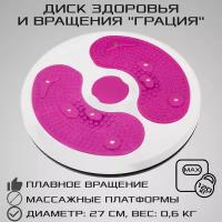 Диск здоровья с массажной платформой STRONG BODY (диск вращения Грация)