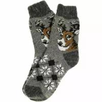 Подарки Тамбовские шерстяные носки "Олень и звёзды" (размер 41-44)