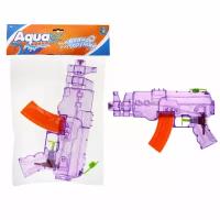 Водное оружие, 1TOY Аквамания автомат 23,5*3*14 см, фиолетовый
