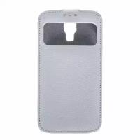 Чехол Melkco ID для Samsung Galaxy S4 i9500 / i9505 White (белый с окном)