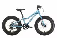 Велосипед STARK Rocket Fat 20.1 D 2022 11 голубой/белый