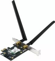 Сетевой адаптер Wi-Fi + Bluetooth ASUS PCE-AXE5400 PCI Express x1, 49.7 шт