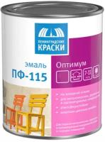 Текс ленинградские краски оптимум ПФ-115 эмаль, глянцевый, шоколадный (0,9кг)
