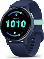 Умные часы Garmin Vivoactive 5, GPS, WiFi Blue Metallic