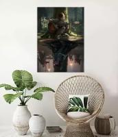 Картина/Картина на холсте/Картина на холсте для интерьера/Картина на стену/Картина в подарок для дома/Одни из нас (35) - The Last of Us (35) 20х30