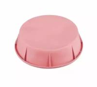 VETTA, Форма силиконовая для выпечки d 20х5,5 см, круглая, Розовый цвет