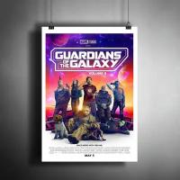 Постер плакат для интерьера "Фильм: Стражи Галактики 3. Guardians of the Galaxy Vol. 3" / A3 (297 x 420 мм)