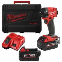 Аккумуляторный импульсный винтоверт Milwaukee M18 FUEL FID3-502X, 226 Нм, с 2 АКБ 5 Ач и ЗУ, в кейсе, 4933479865