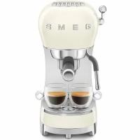 Кофеварка рожковая Smeg ECF02CREU, кремовый